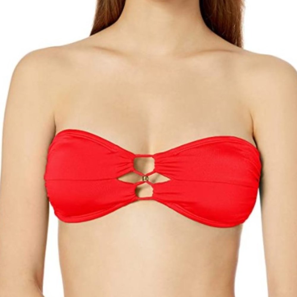 *NEW* Kenneth Cole Bandeau Hipster Bikini Top